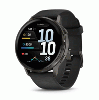 Venu 4 - 45 mm Slate with Black Silicone Band - 010-03014-00 - Garmin